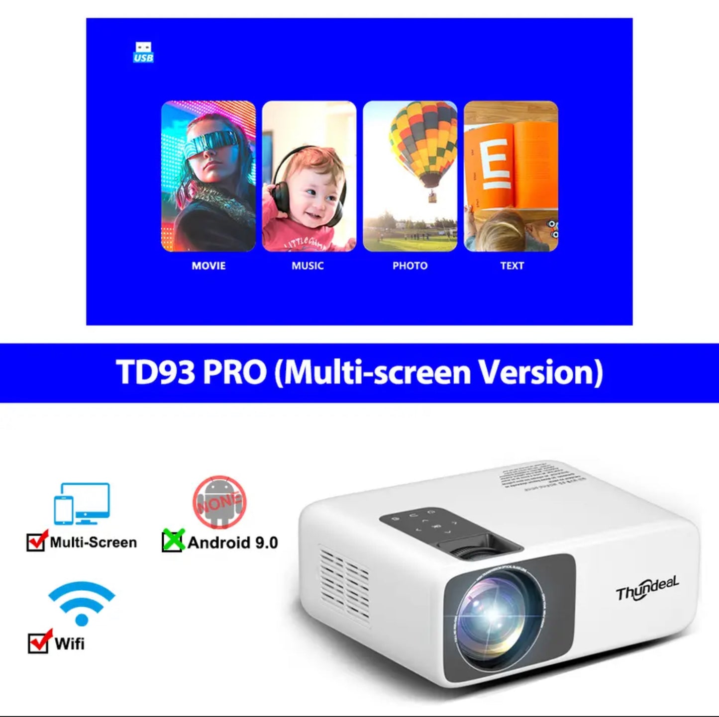 ThundeaL TD93Pro Multiscreen