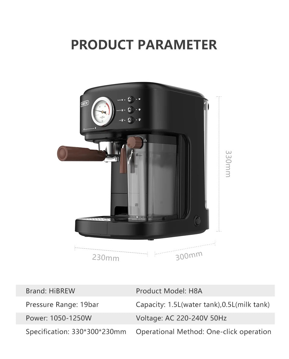  ماكينة صنع القهوة HiBREW طراز H8A -  ضمان ٢٤ شهر