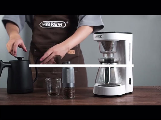 ماكينة تقطير القهوة  و الشاي من هيبرو Hibrew ٢ في ١ للتقطير الكهربائي و اليدوي 