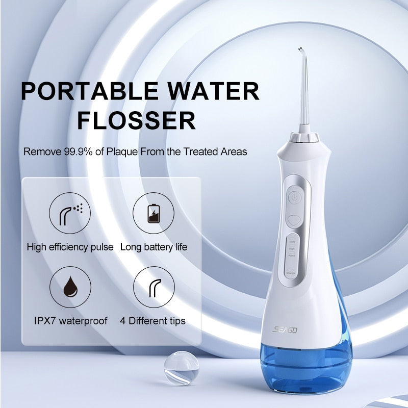 Seago Electric Toothbrush With Water Flosser Adults Sonic Tooth Brush Oral