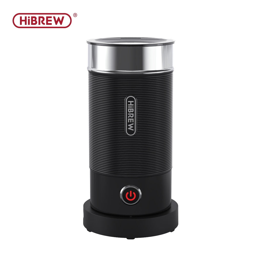 HiBREW Milk Frother Frothing Foamer Chocolate Mixer Cold/Hot Latte Cappuccino Fully Automatic Milk Warmer Cool M1A