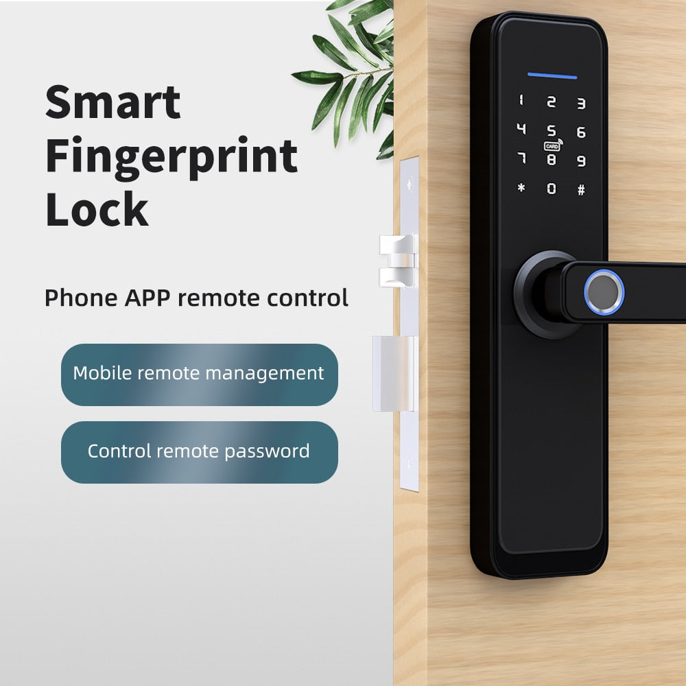 Zemismart Tuya WiFi Smart Handle Door Lock